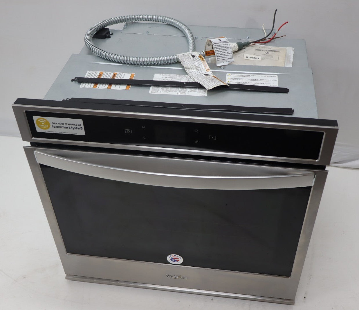 Whirlpool WOS51EC0HS 30" 5 Cu. Ft. Built-In Electric Single Wall Oven in SS