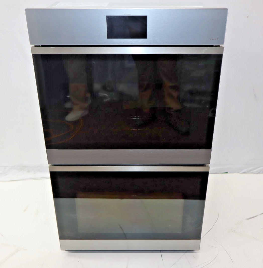 Cafe CTD90DM2NS5 30" Built-In Double Electric Convection Wall Oven, Wi-Fi