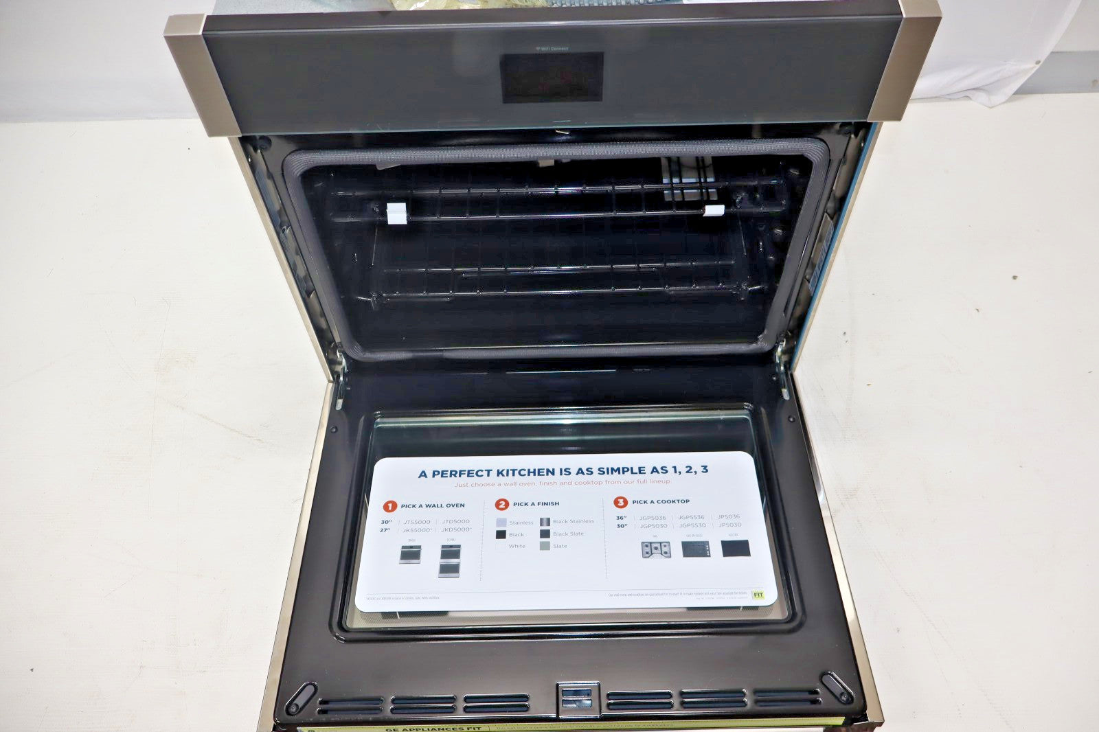 GE JTS5000SNSS 30" Smart Built-In Single Convection Wall Oven in Stainless Steel