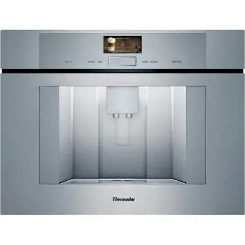 Thermador 24" Smart TFT Screen Built-In Plumbed SS Coffee Machine TCM24PS in SS