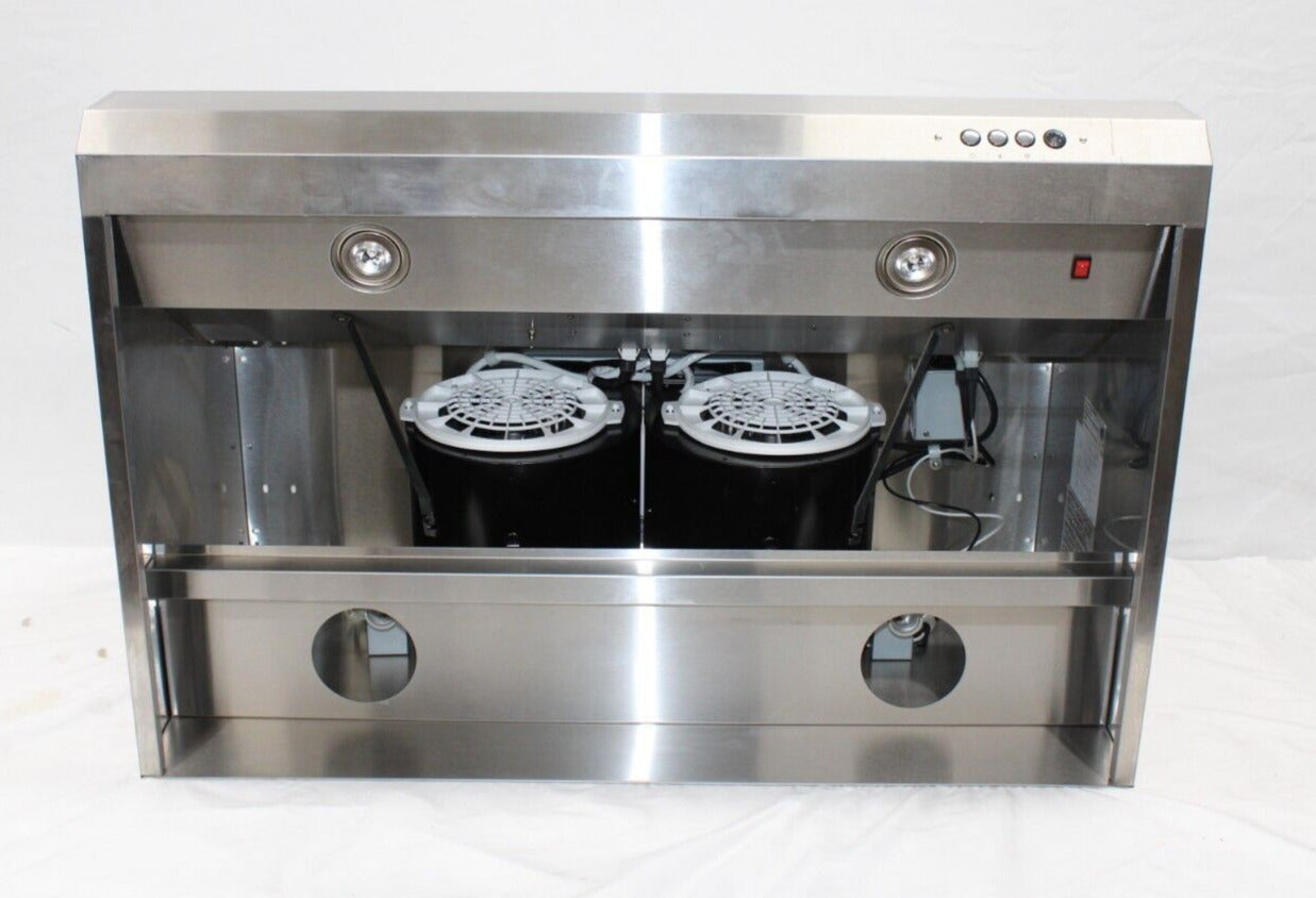 Windster RA-35U36SS 36" Externally Vented 800 CFM Under Cabinet Range Hood in SS