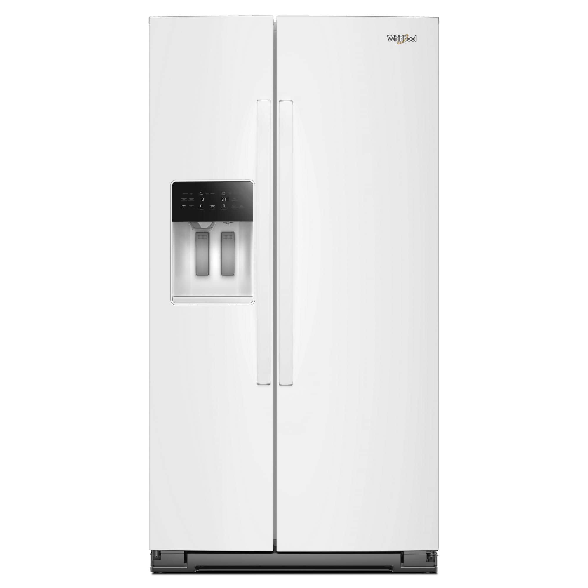 Whirlpool WRSC5536RW 21 Cu. Ft 36" Side-By-Side Refrigerator, ENERGY STAR, White - Image 1