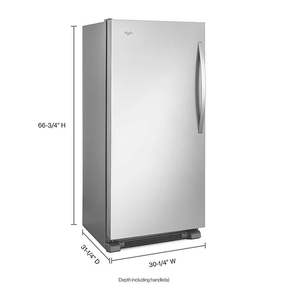 Whirlpool SideKicks WSZ57L18DM 17.7 Cu. Ft 32" Upright Freezer ENERGY STAR - Image 3