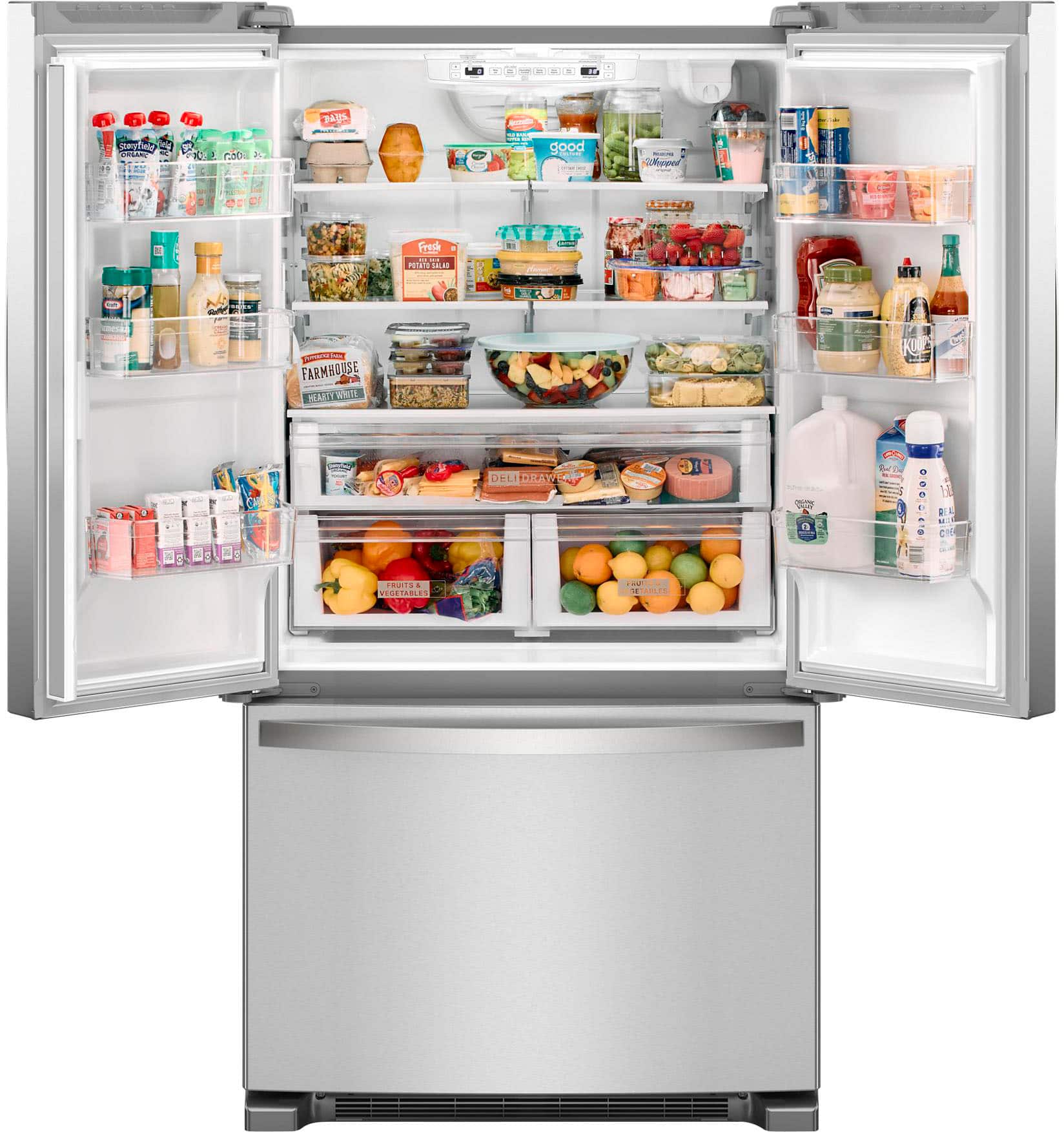 Whirlpool WRFF3236RZ 25.2 Cu. Ft 36" French Door Smart Refrigerator ENERGY STAR - Image 4