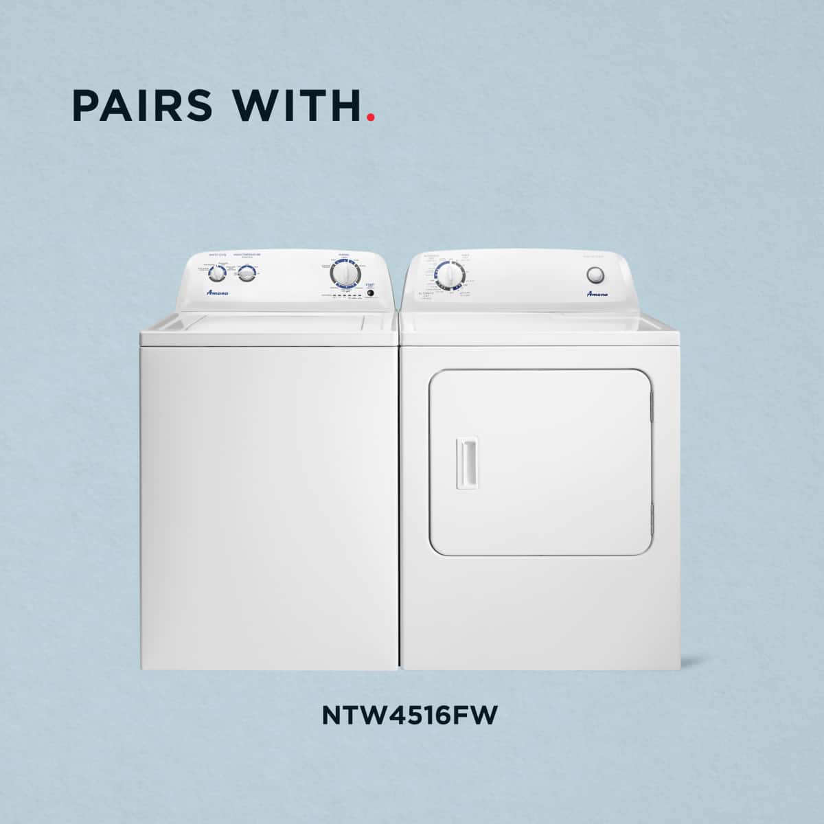 Amana NED4655EW 6.5 Cu. Ft Dryer ENERGY STAR White - Image 15