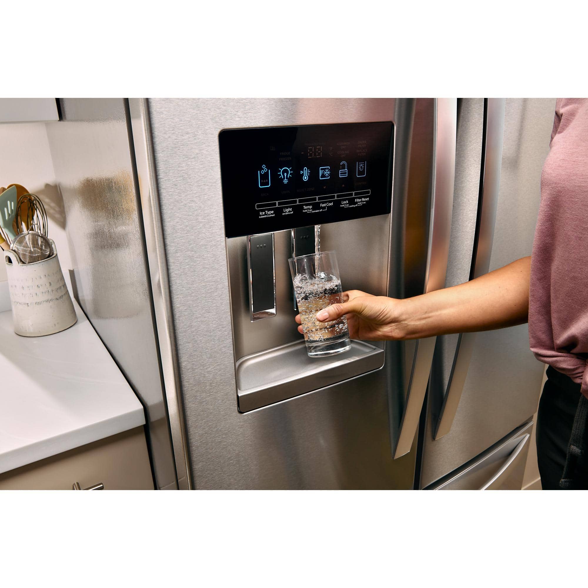 Whirlpool WRFF3436RZ 24.7 Cu. Ft Refrigerator French Door ENERGY STAR - Image 6