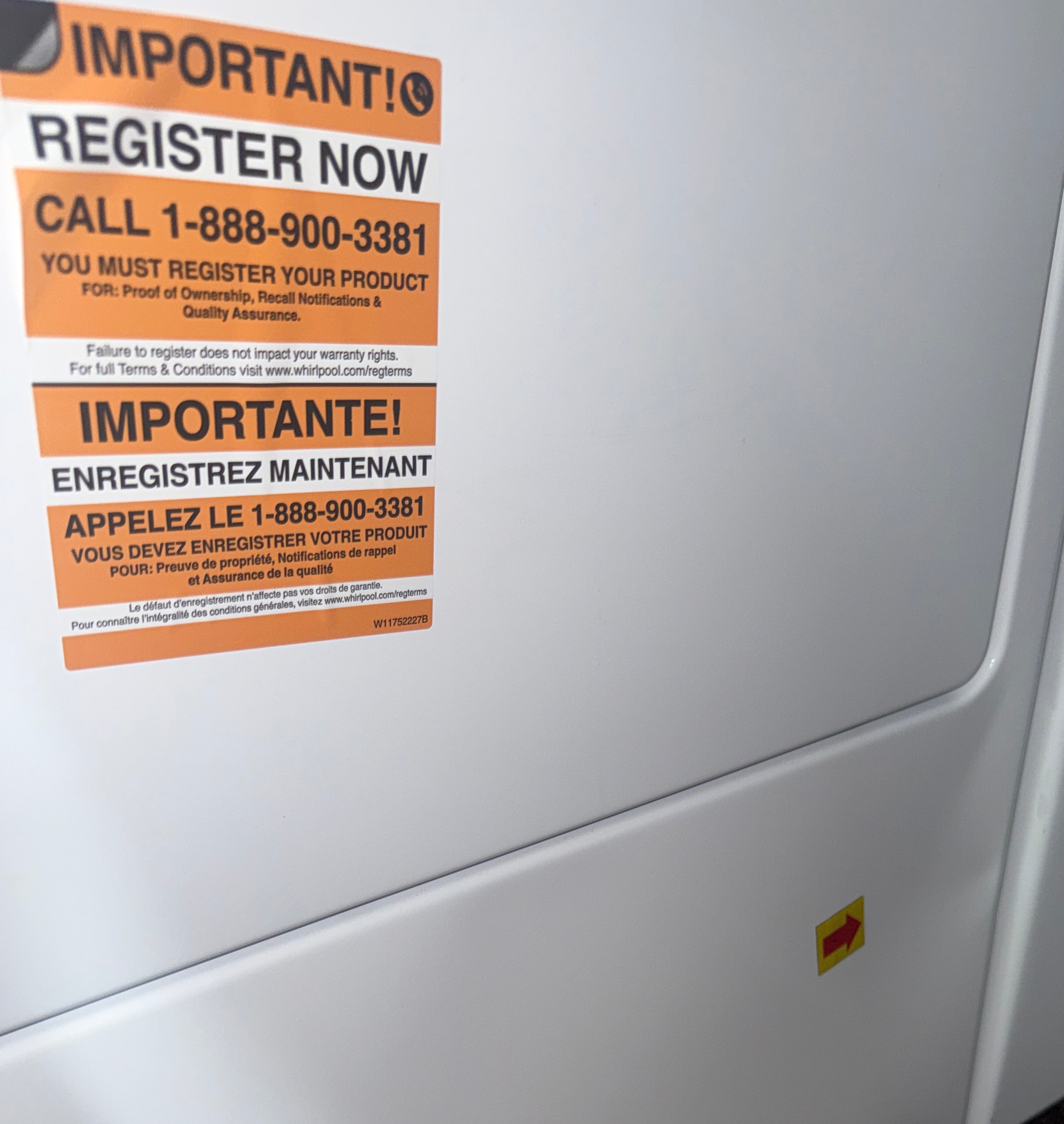 Whirlpool WGD4850HW 7.0 cu. ft. Front Load Gas Dryer with AutoDry™ Drying System