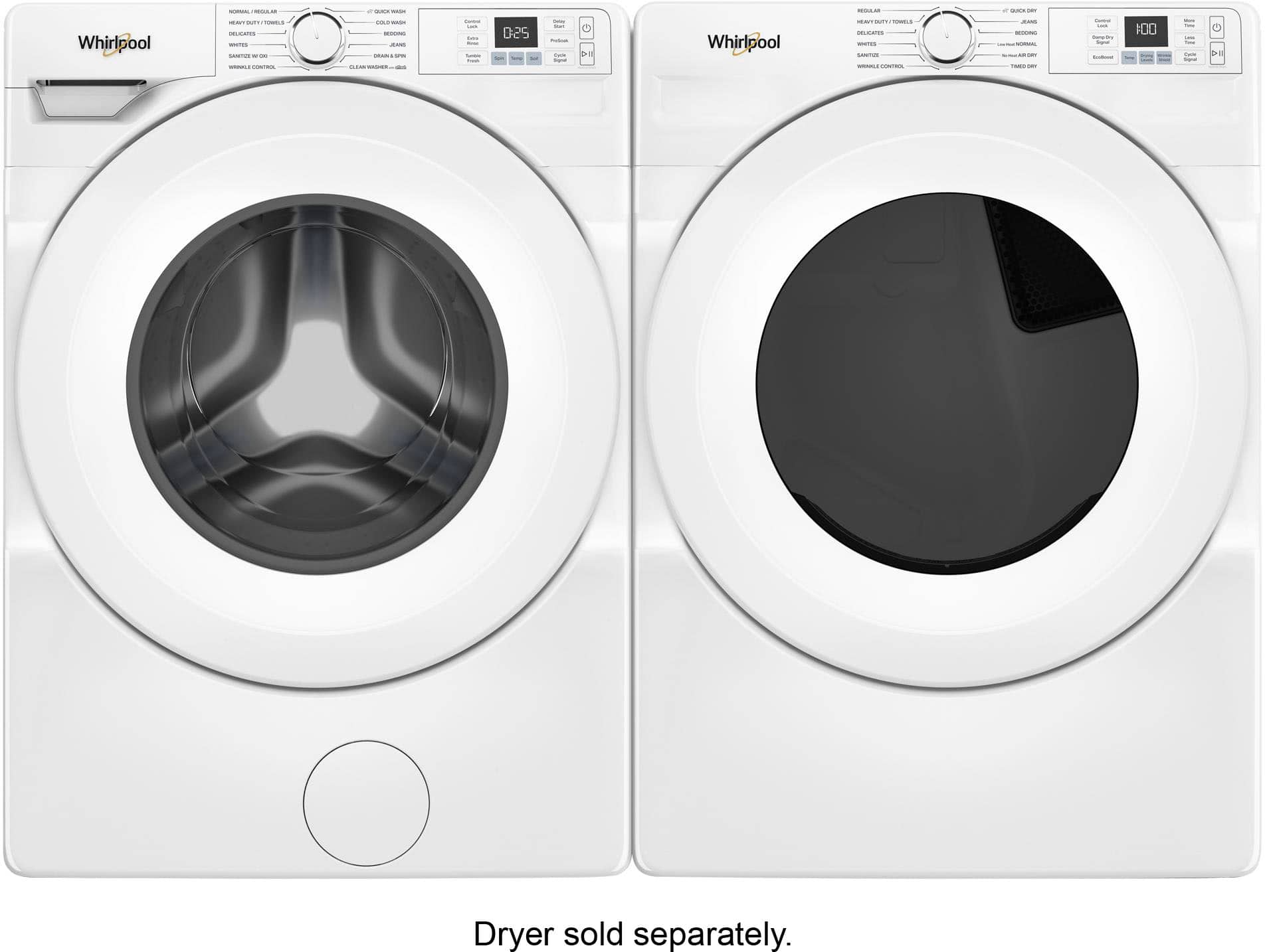 Whirlpool WFW4720RW 4.5 Cu. Ft Washer Front Load ENERGY STAR White - Image 11