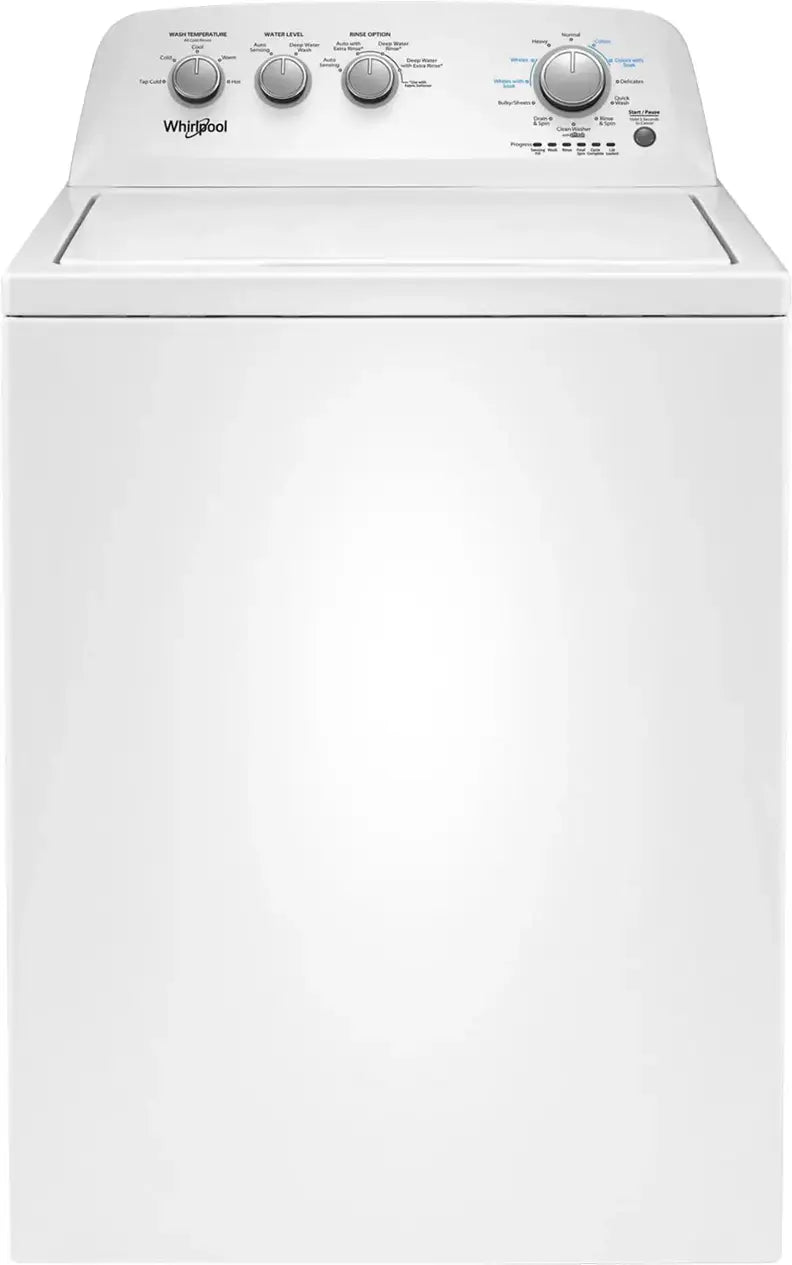 Whirlpool WTW4855HW 3.8 Cu. Ft. 12-Cycle Top-Loading Washer - White