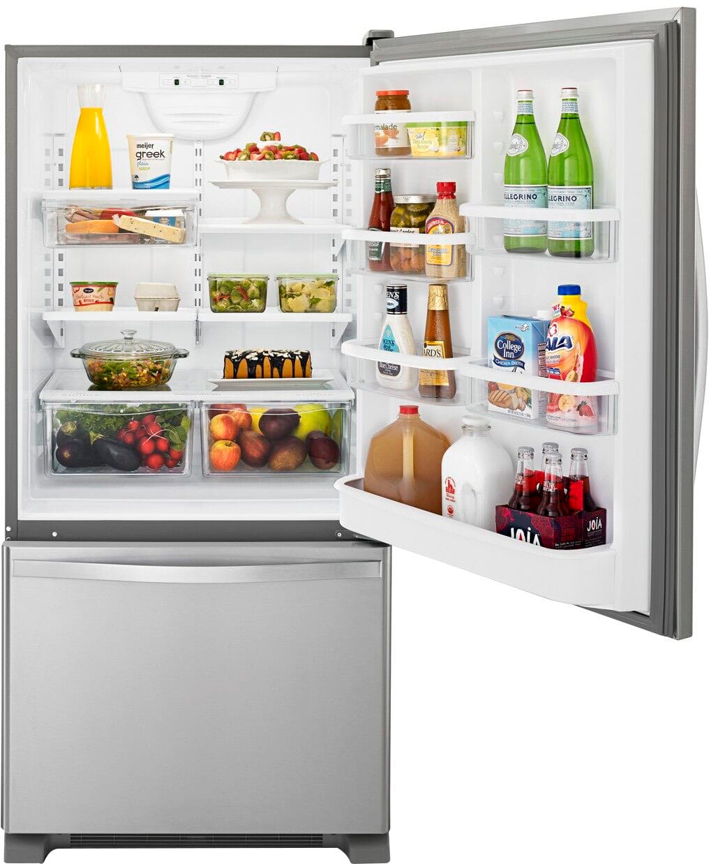 Whirlpool WRB322DMBM 22 cu. Ft 33" Bottom-Freezer Refrigerator ENERGY STAR - Image 2