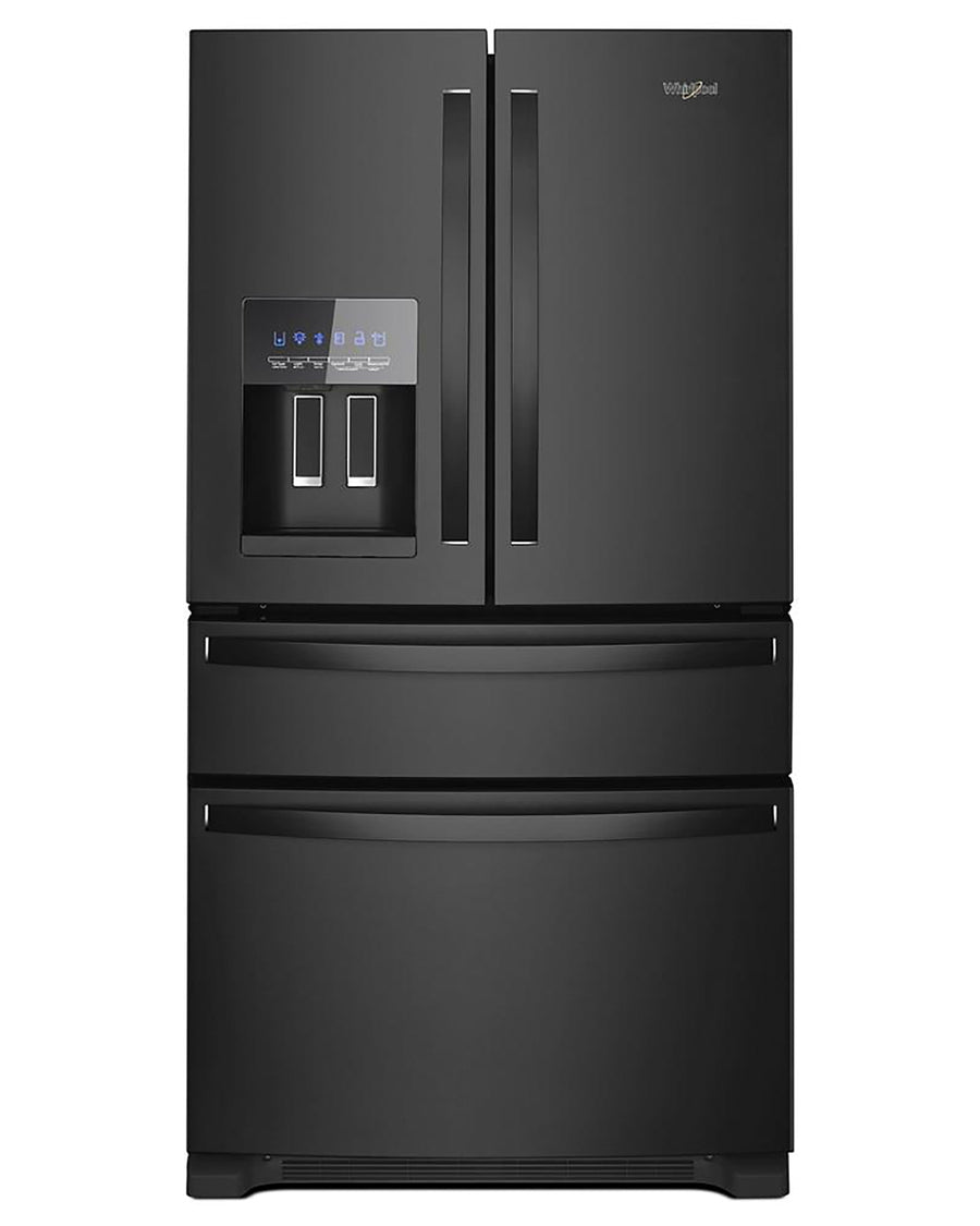 Whirlpool WRMF3636RB 24.5 Cu. Ft 36" French Door Refrigerator ENERGY STAR, Black - Image 1