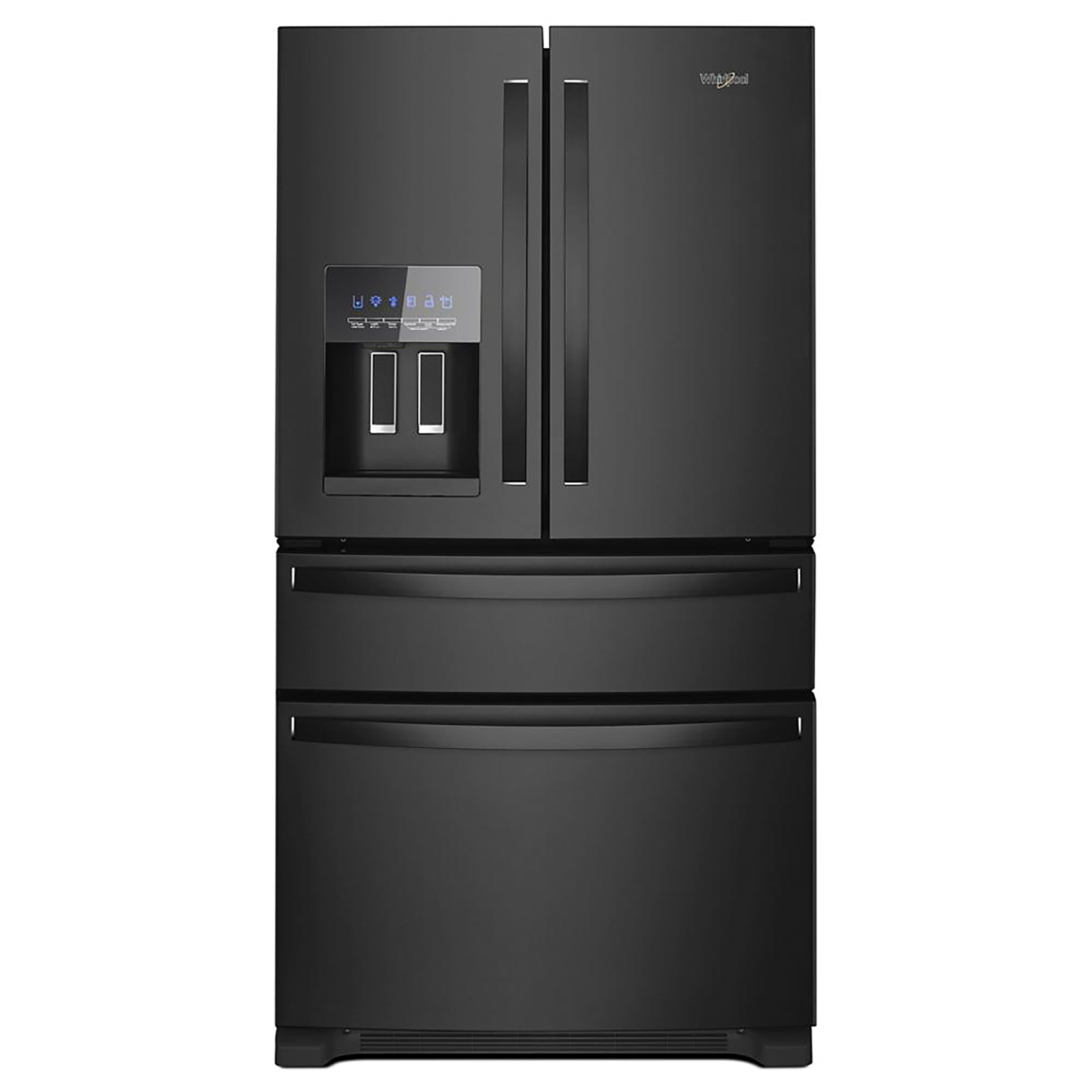 Whirlpool WRMF3636RB 24.5 Cu. Ft 36" French Door Refrigerator ENERGY STAR, Black - Image 1