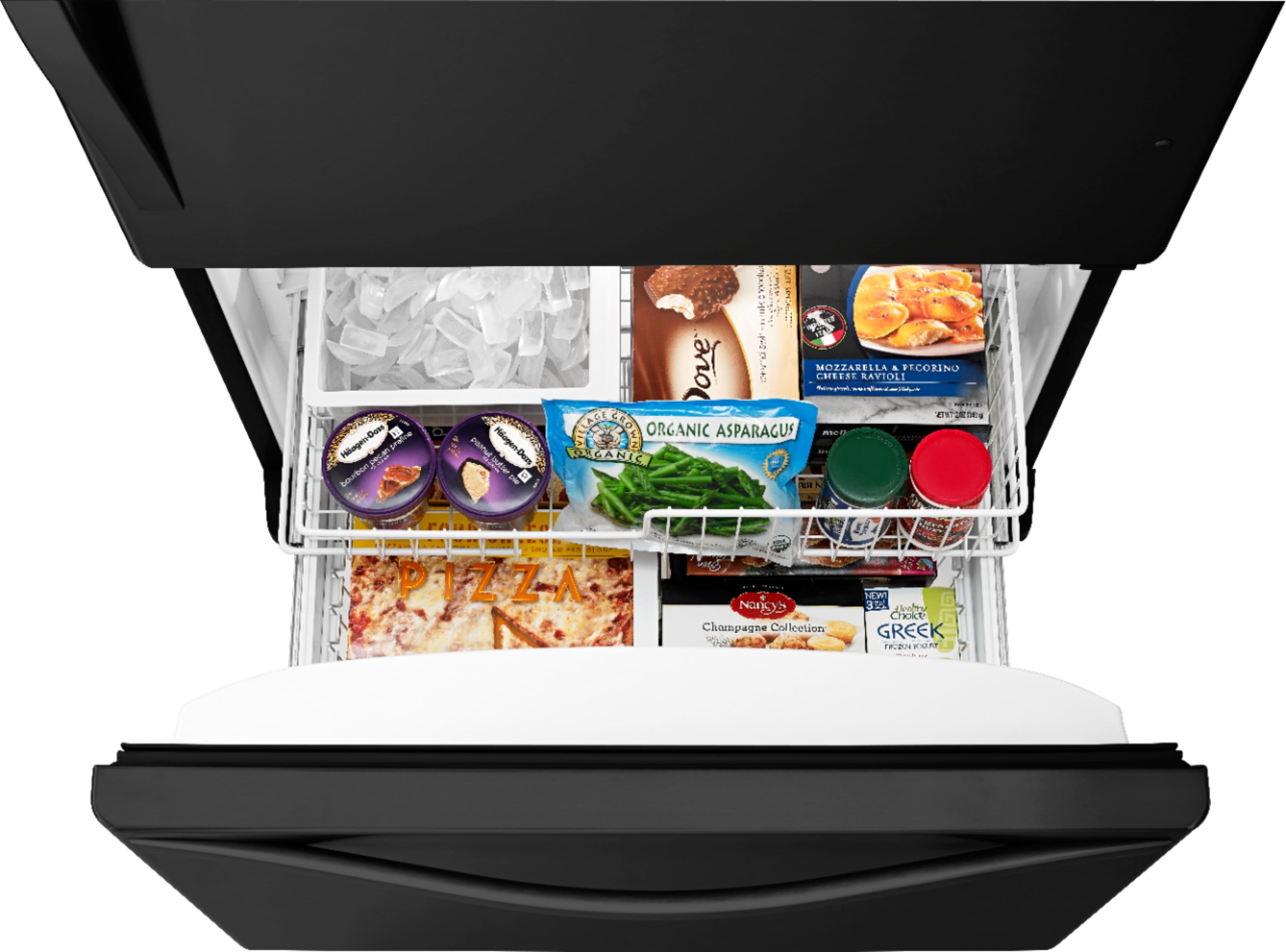 Whirlpool WRB329DMBB 18.7 Cu. Ft Freezer Refrigerator ENERGY STAR Black - Image 9