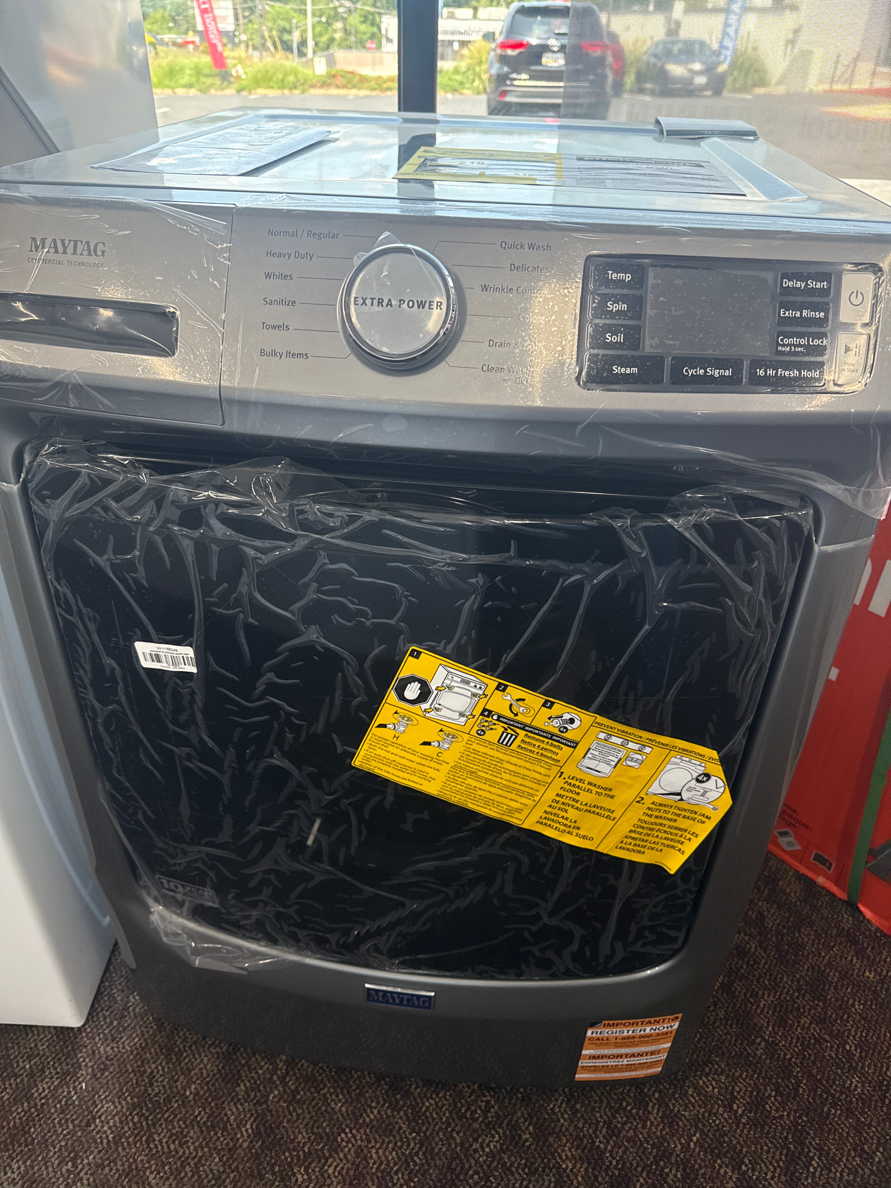 Maytag MHW6630HC 4.8 Cu. Ft Washer Front Load Steam ENERGY STAR Metallic Slate