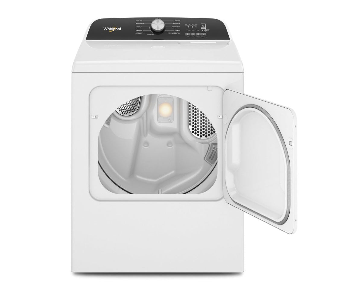 Whirlpool WED500CMW 7.0 Cu. Ft. Long Vent Electric Moisture Sensing Dryer