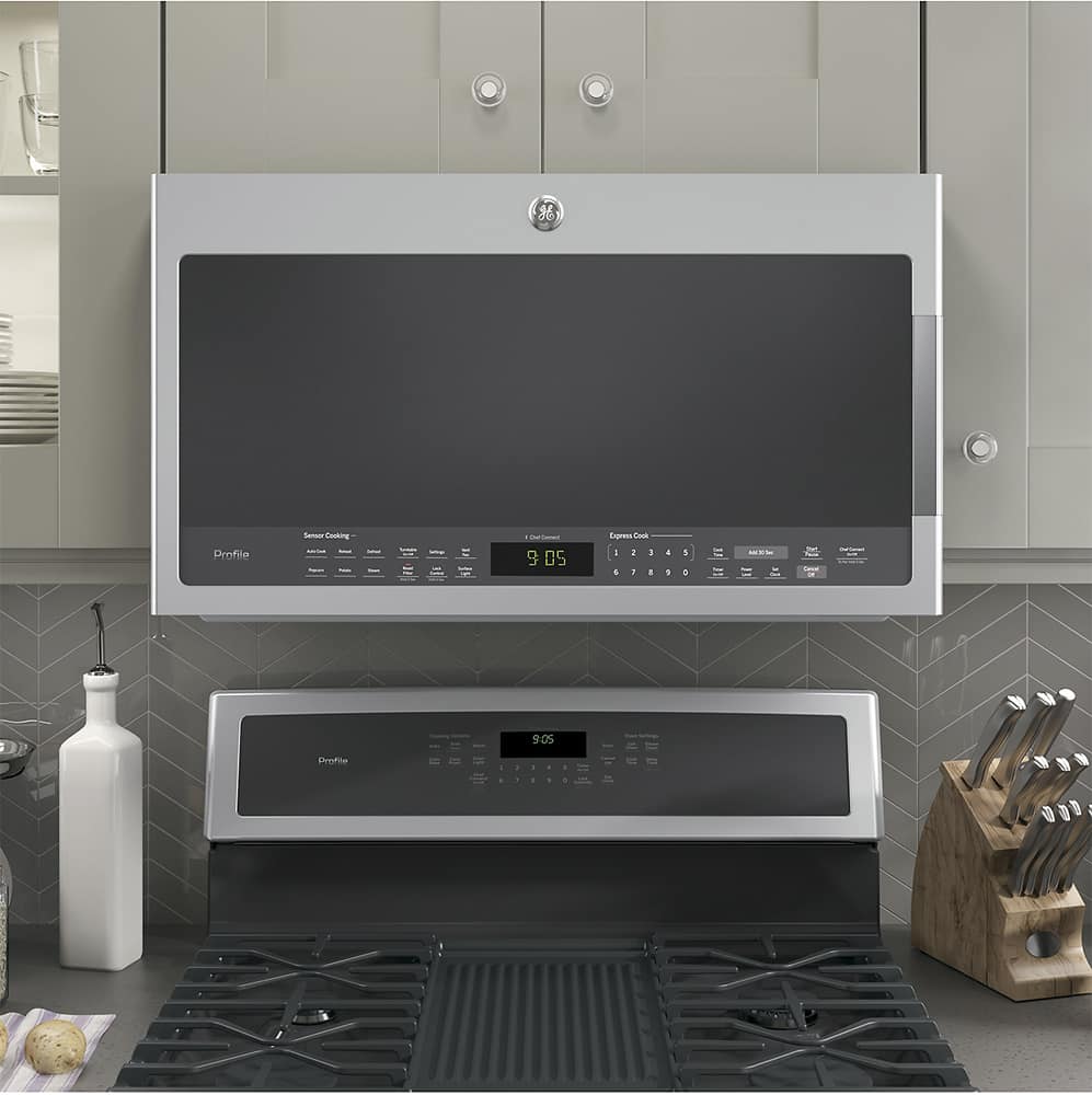 GE Profile PVM9005SJSS 2.1 Cu. Ft Range Microwave OvertheRange Stainless Steel - Image 7
