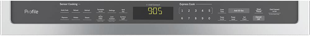 GE Profile PVM9005SJSS 2.1 Cu. Ft Range Microwave OvertheRange Stainless Steel - Image 2