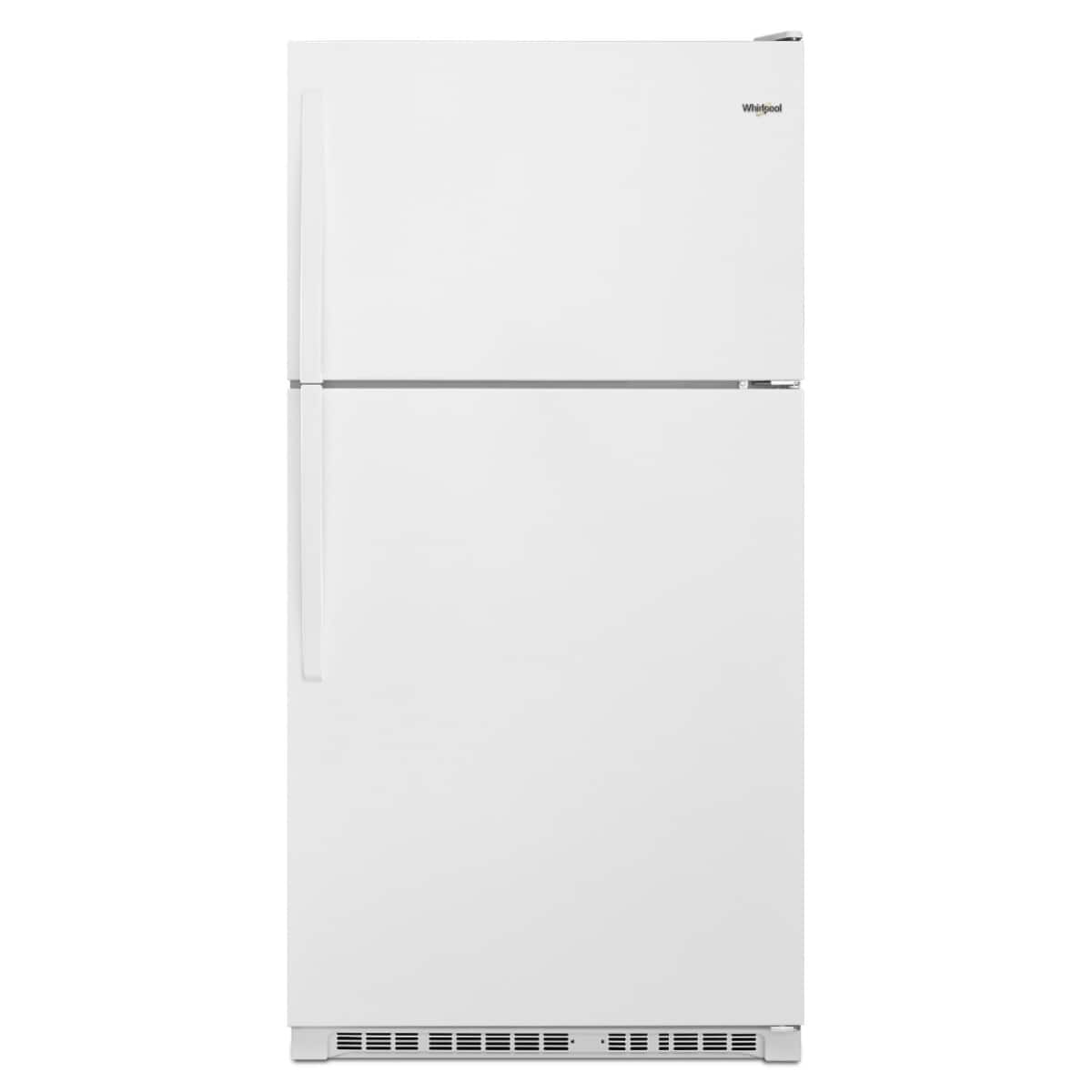 Whirlpool WRT311FZDW 20.5 Cu. Ft 33" Top-Freezer Refrigerator, White - Image 1