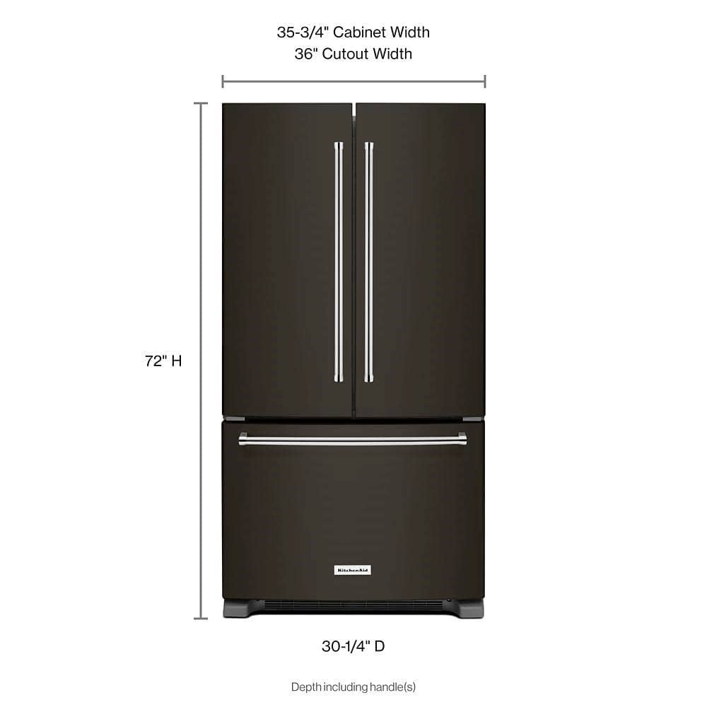 KitchenAid KRFC302EBS 21.9 Cu. Ft Refrigerator French Door ENERGY STAR - Image 6