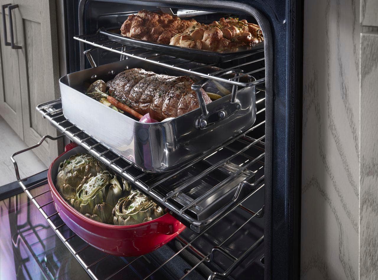 KitchenAid KSGG700ESS 5.8 Cu. Ft Range SlideIn Convection Stainless Steel - Image 4
