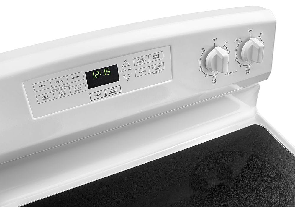 Amana AER6303MFW 4.8 Cu. Ft Range Freestanding ENERGY STAR White - Image 5