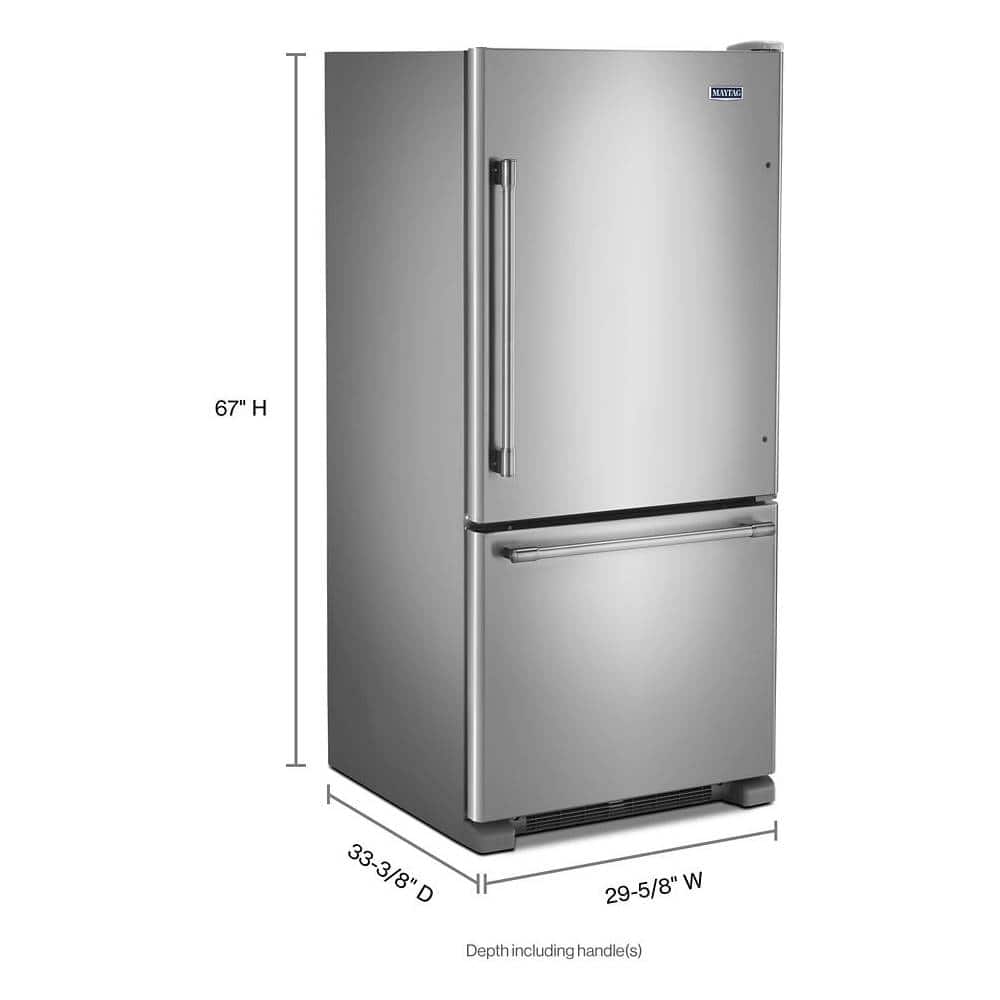 Maytag MBF1958FEZ 19 Cu. Ft Freezer Refrigerator ENERGY STAR - Image 7