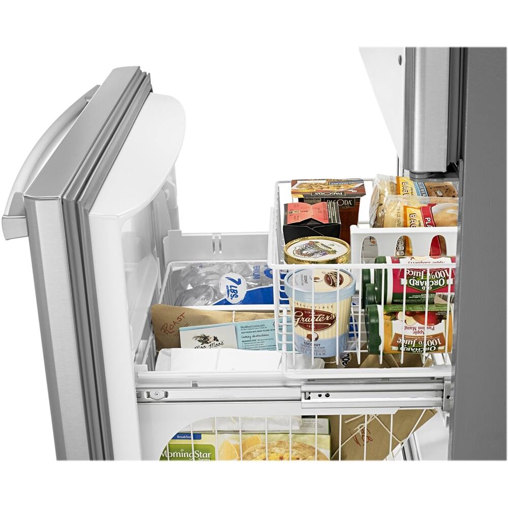 Amana ABB1924BRM 18 Cu. Ft Freezer Refrigerator ENERGY STAR Stainless Steel - Image 6