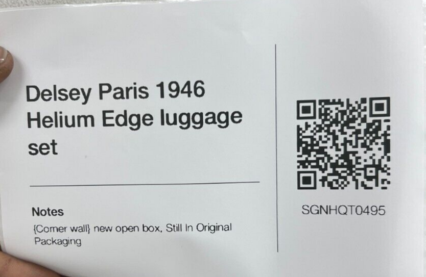 Delsey Paris 1946 Helium Edge 2-Piece 30" & 22" TSA-Accepted Luggage Set, Gray