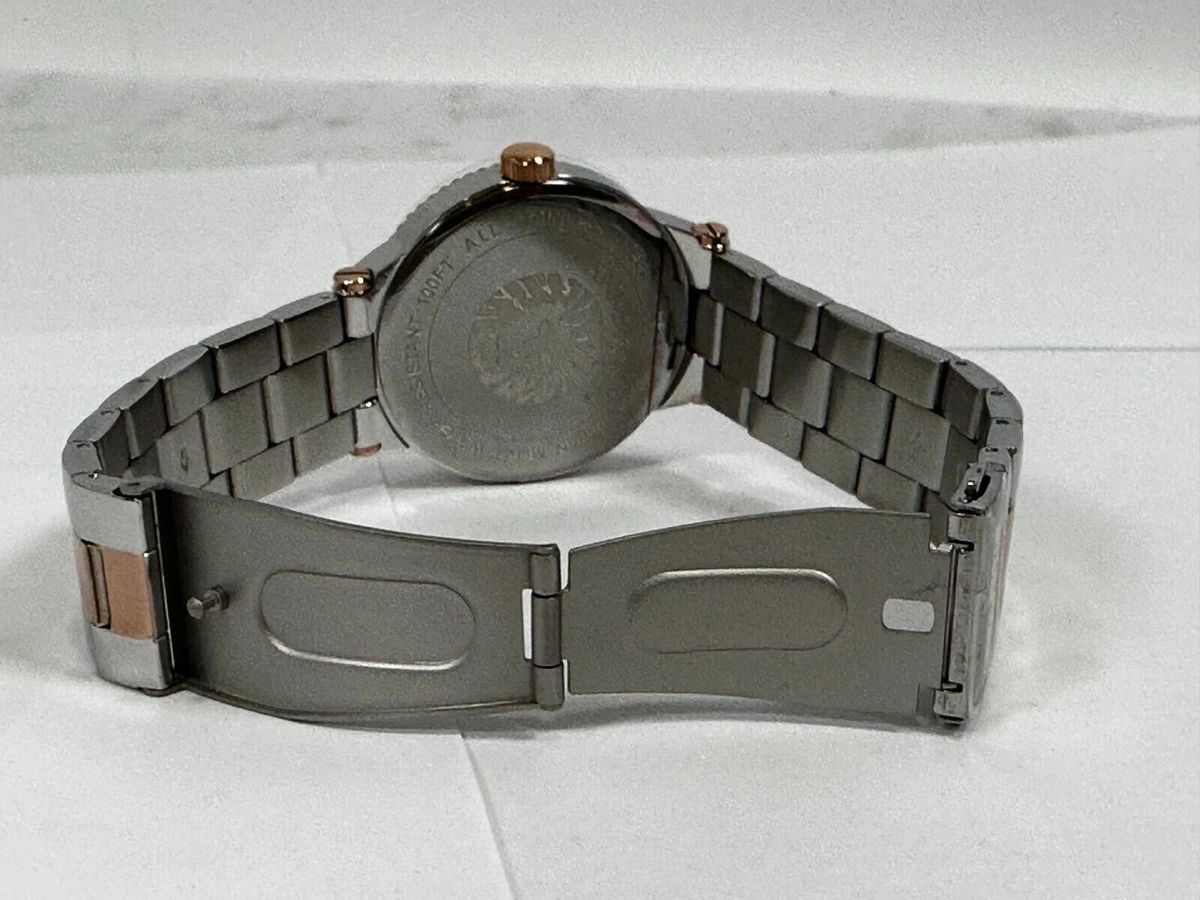 New Anne Klein Stainless Steel RoseGold Mother of Pearl Quartz Watch 12/2341MPRT