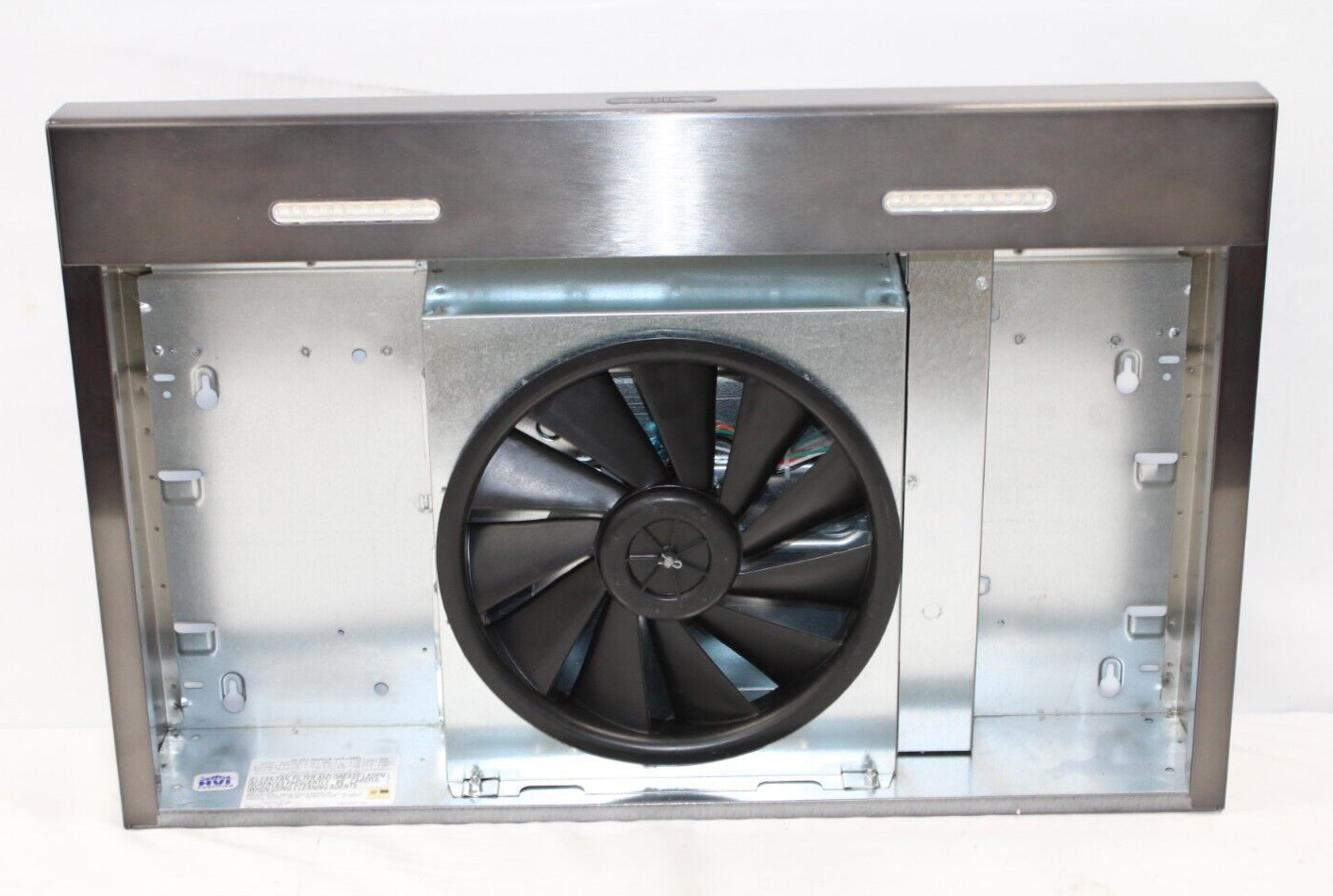 Broan Glacier BCDF130BLS 30" Convertible Under Cabinet Range Hood, Black SS