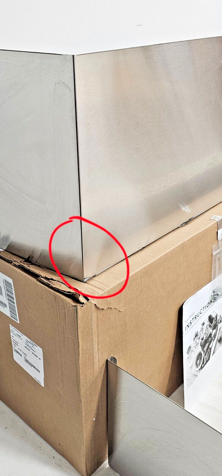 Thermador DC4889W Telescopic Duct Cover 4 Professional Series PH48GWS & PH48HWS