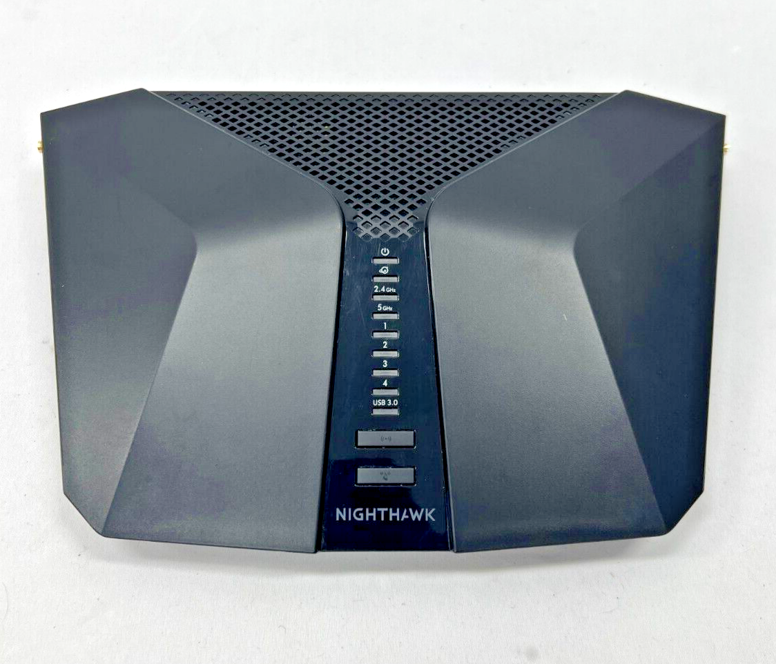 NETGEAR Nighthawk 6-Stream AX6 AX4300 Wi-Fi Router RAX45-100NAS 4.3Gbps Black