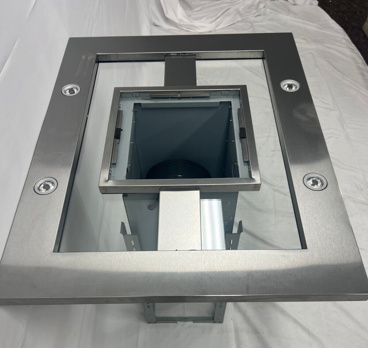 Zephyr Modena 36" 600 CFM Island Mount Range Hood w/ LED Light SS - ZMD-M90AS