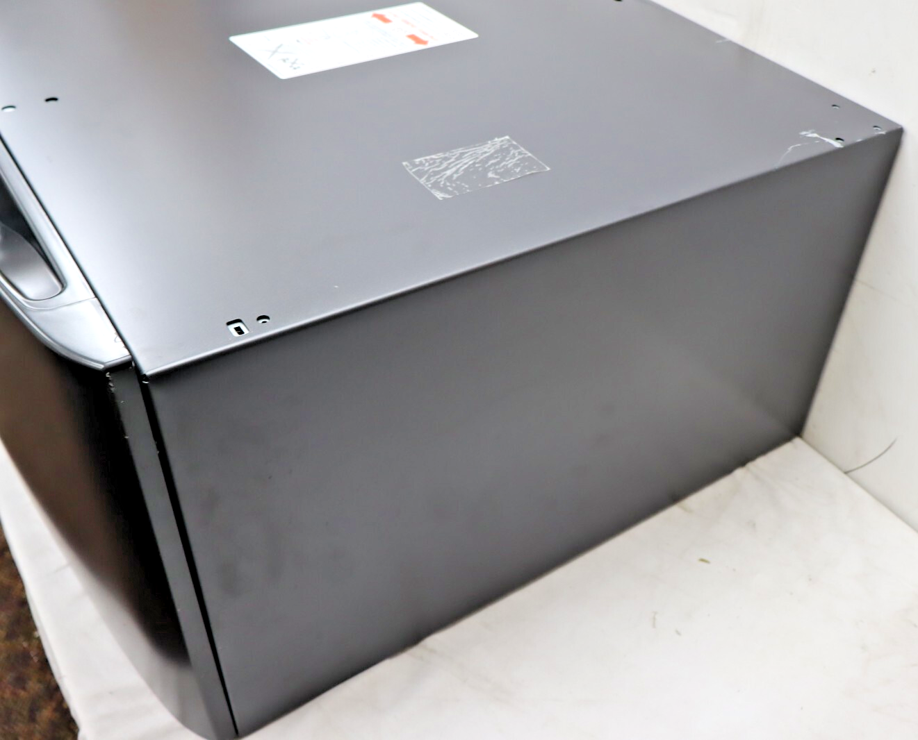 GE Profile GFP1528PTDS - 28" Laundry Pedestal with Storage Drawer, Carbon Graphi