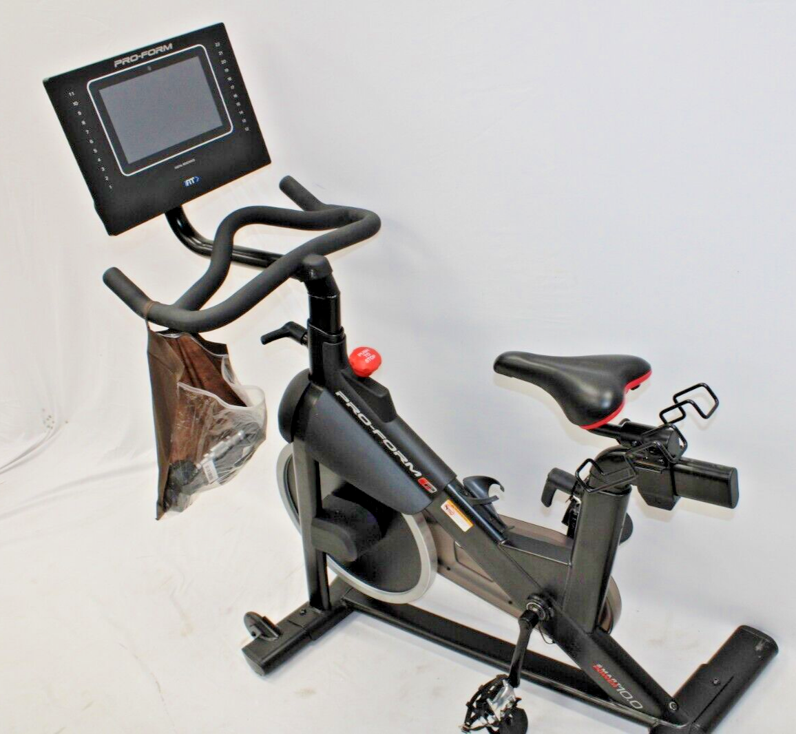 Proform PFEX16718 Smart Power 10.0 Upright Exercise Bike w/ 10" HD Touch Screen
