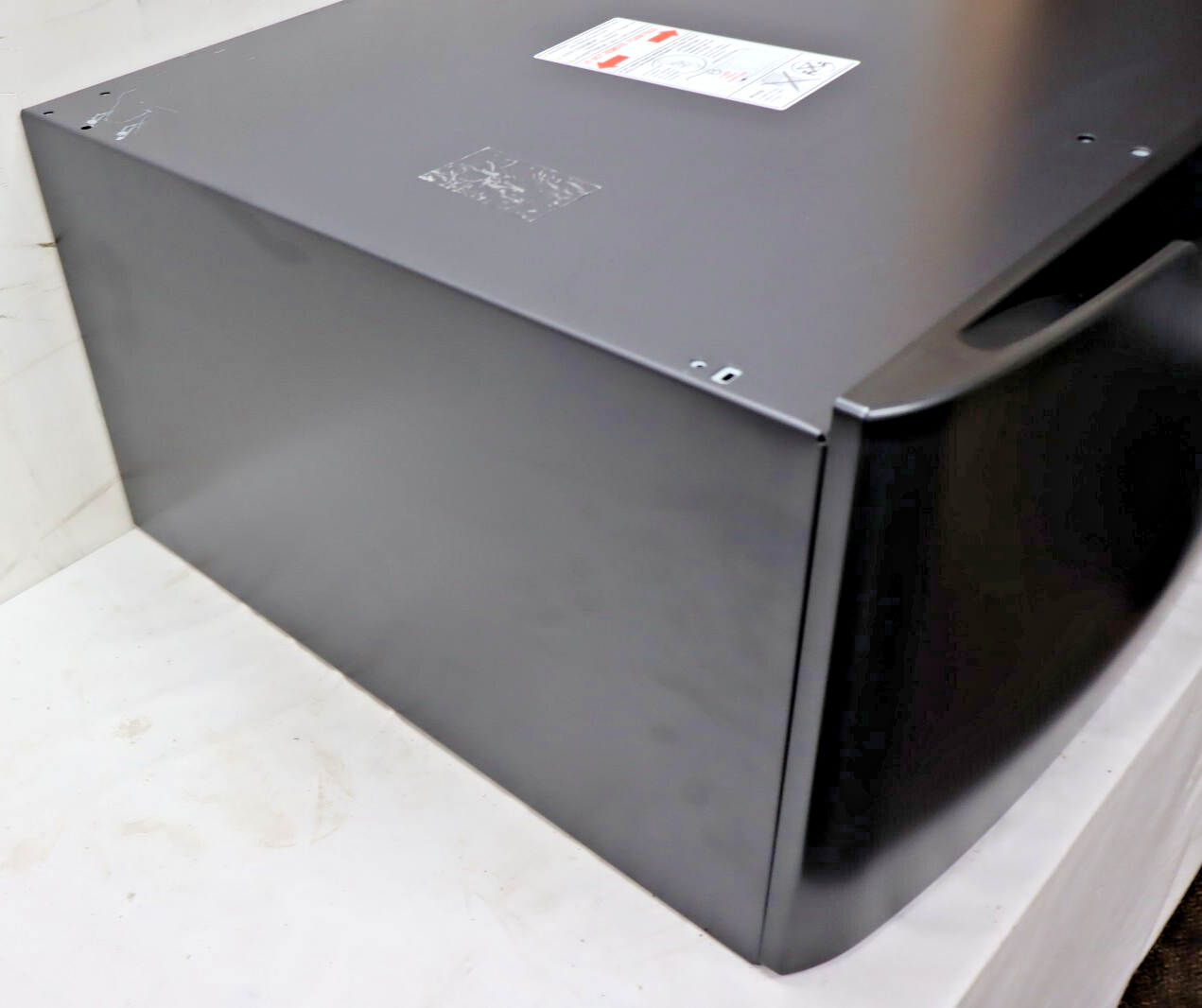 GE Profile GFP1528PTDS - 28" Laundry Pedestal with Storage Drawer, Carbon Graphi