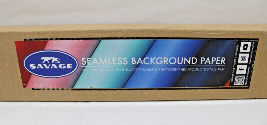 Savage Seamless Paper Photography Backdrop Color #31 Blue Jay, (53" x 36')