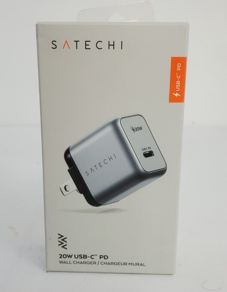 Satechi 20W Fast Charge USB-C PD Wall Charger - Supports Power Delivery NOB