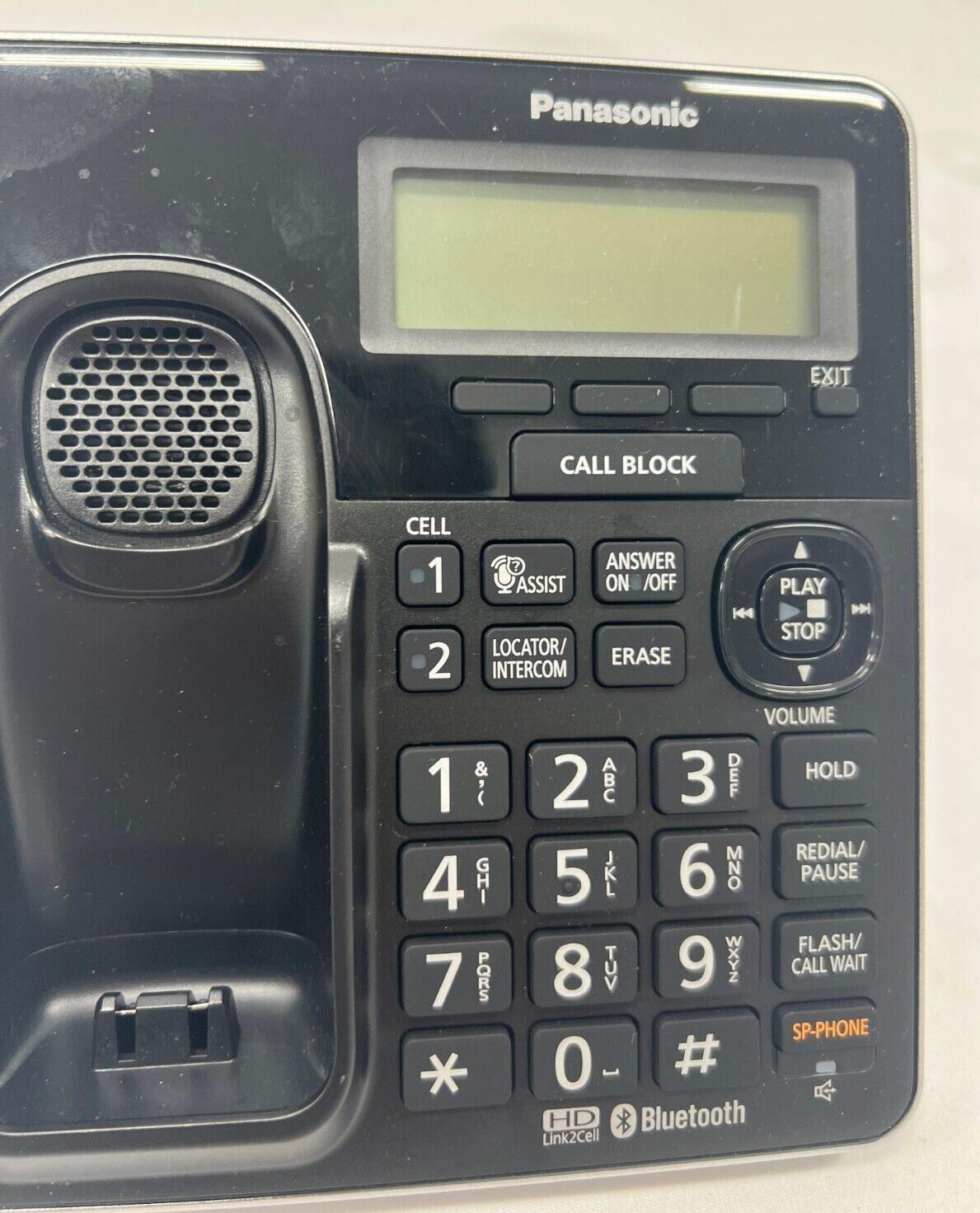 Tested Panasonic KX-TGF780 Phone Answering Base  for KX-TG985SK w/ charger