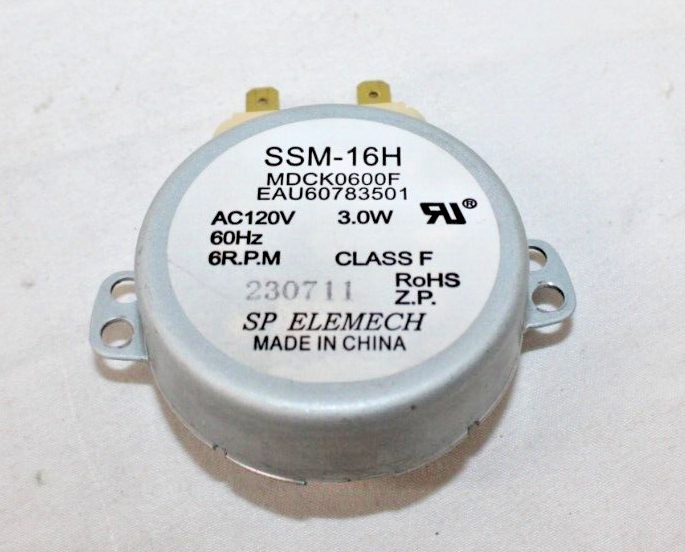 OEM Monogram Microwave Turntable Motor Part# SSM-16H MDCK0600F for ZSB9132NSS