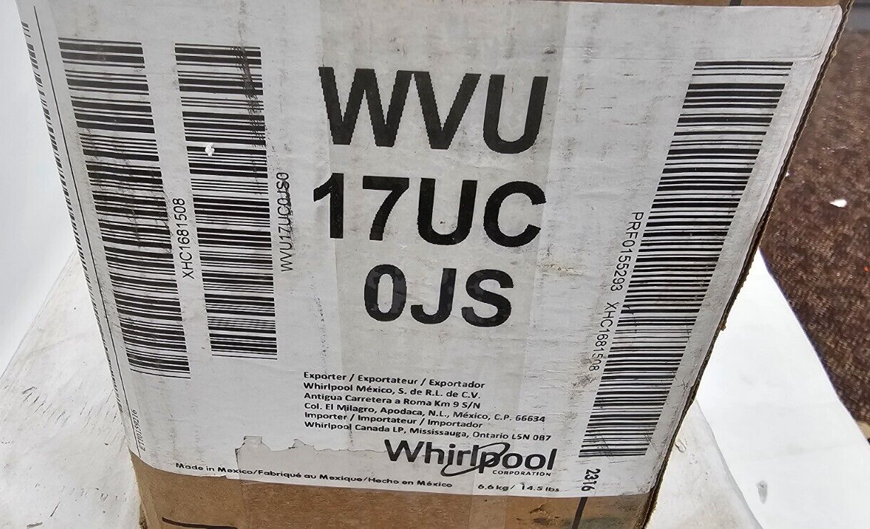 Whirlpool WVU17UC0JS 30"  Externally Vented Under-Cabinet Range Hood, LED Light