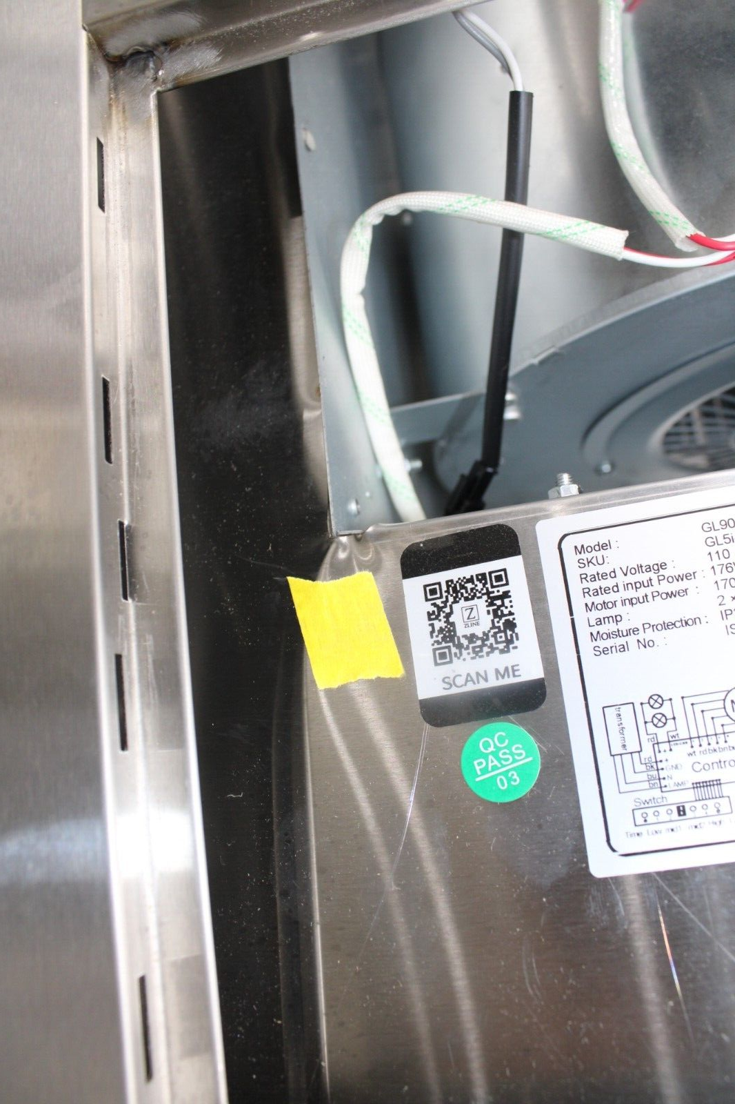 ZLINE 30"  Externally Vented 400 CFM Island Range Hood, GL5I-30, Stainless Steel