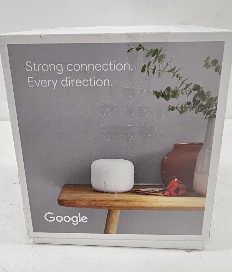 Google Nest Wifi - Mesh Router AC2200 GA00595-US 1 pack in Snow