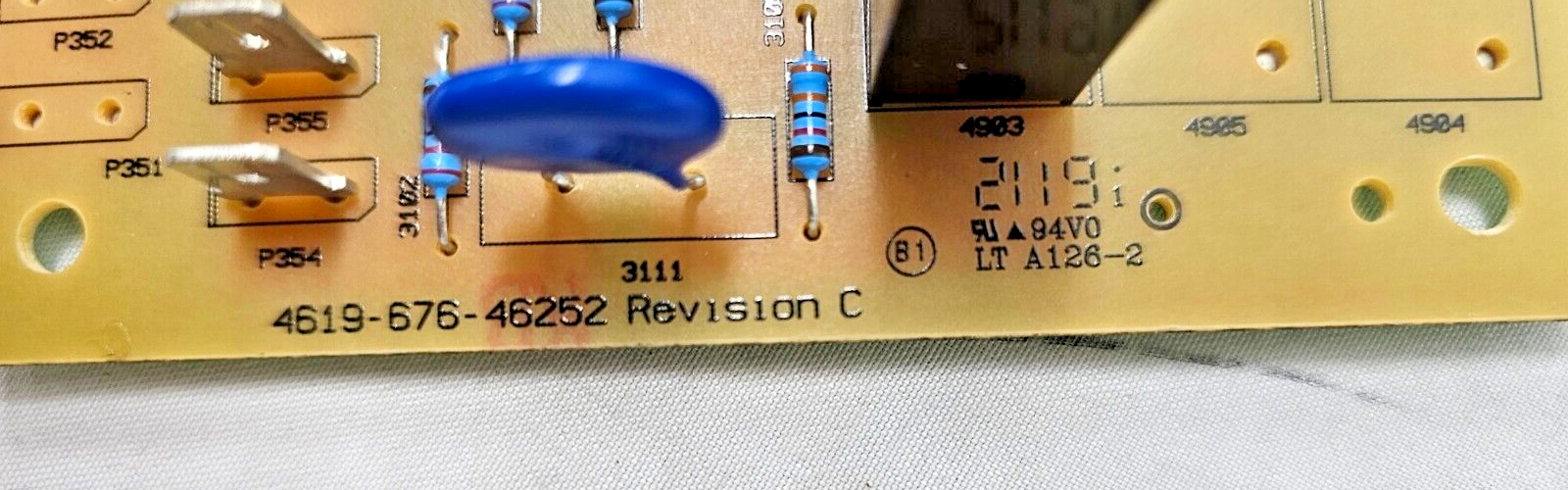 Genuine Whirlpool Built-In Oven, Microwave Control Board # W11290002