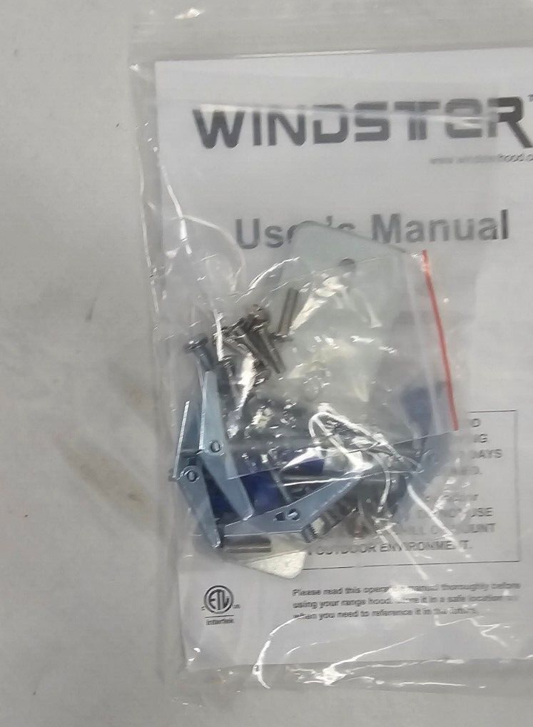 Windster WS-62N30SS 30" Convertible Range Hood - Stainless Steel/Glass