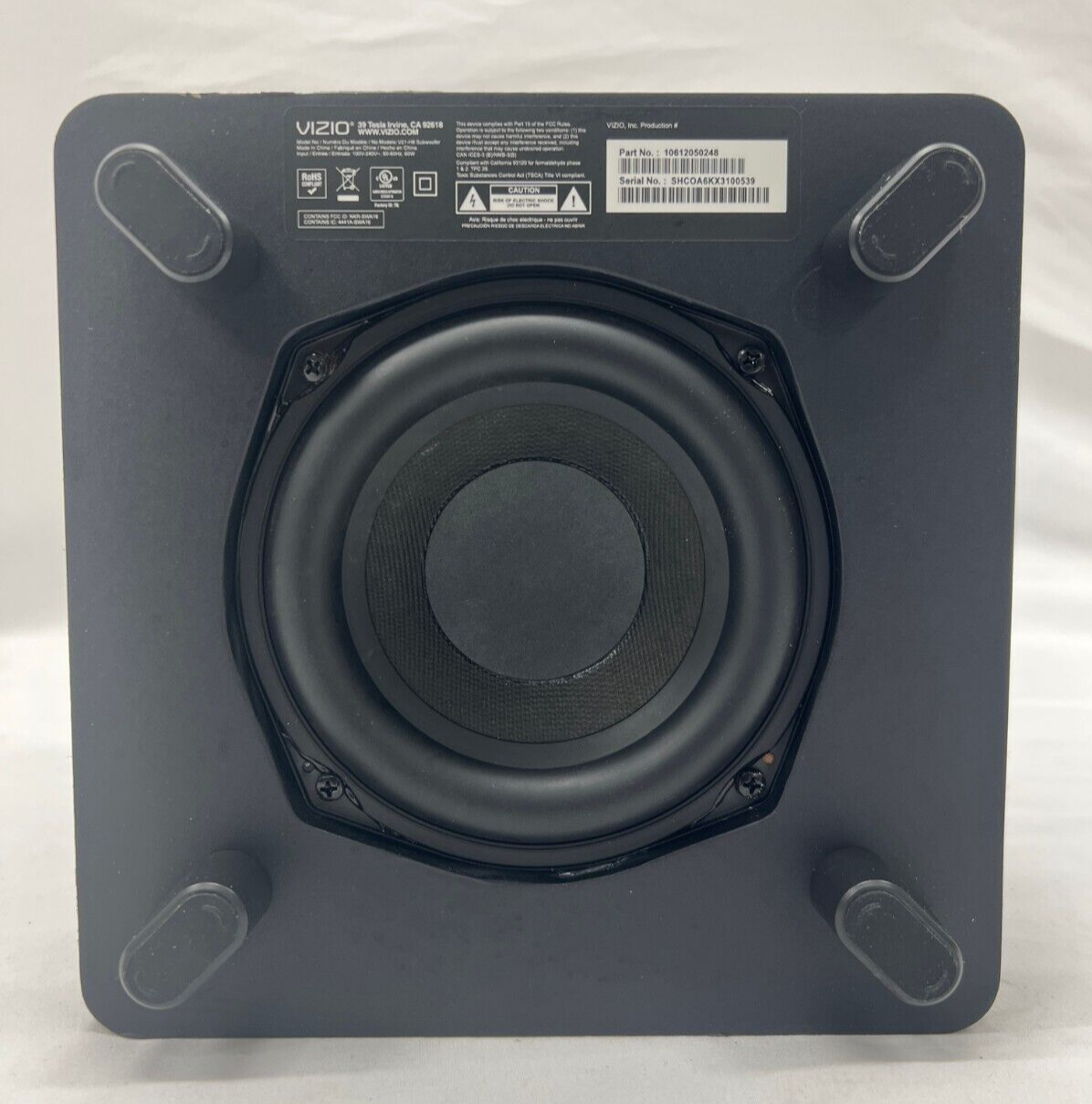 Vizio V-Series Model V21-H8 2.1 Channel Home Theater TV Soundbar ONLY