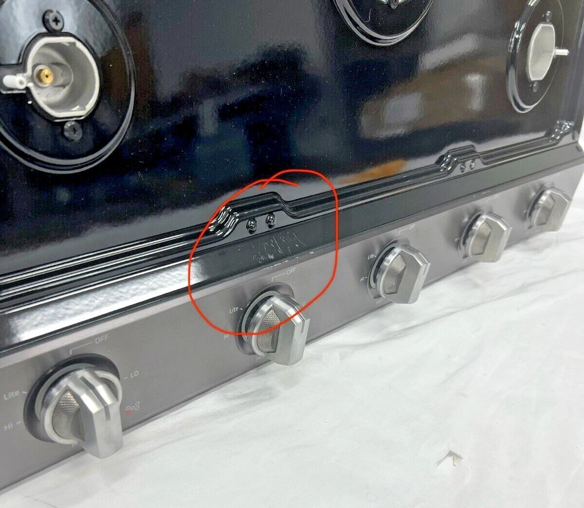 Samsung NA36N7755TG 36" Built-In Gas Cooktop w/ WiFi & Dual Power Brass Burner
