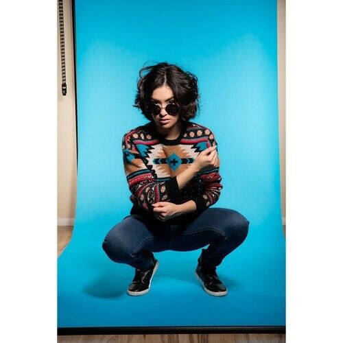 Savage Seamless Paper Photography Backdrop Color #31 Blue Jay, (53" x 36')