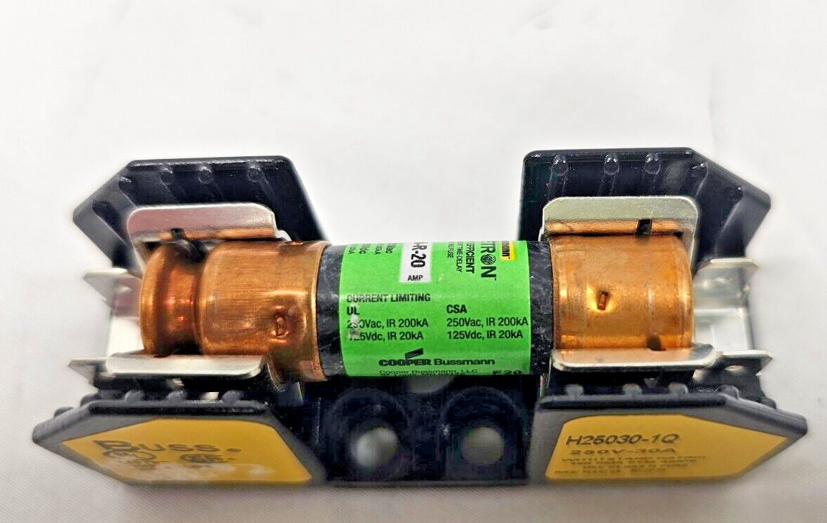 Genuine H25030-1Q FUSE HOLDER & FRN-R-20 Fuse 250V 30A 4454976 4454949 Wall Oven