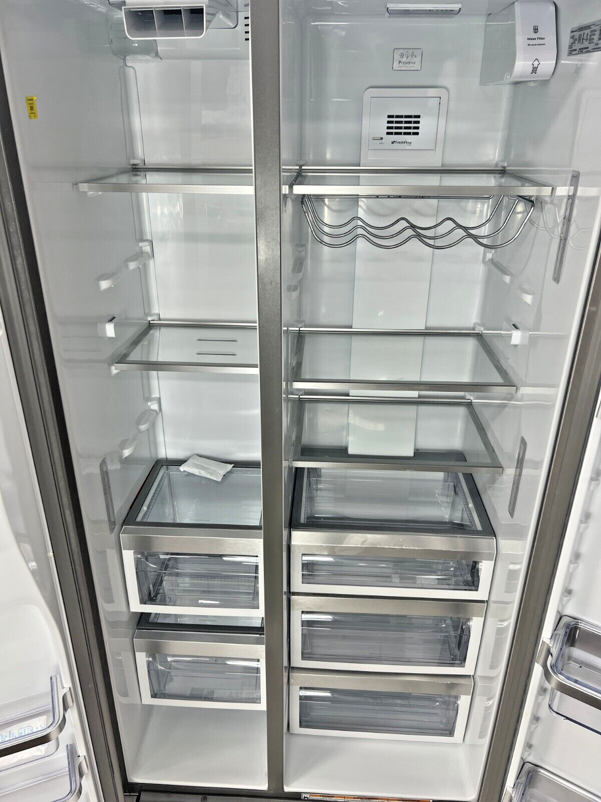 KitchenAid KRSC703HPS 22.6 Cu. Ft. Side-by-Side Counter-Depth Refrigerator in SS